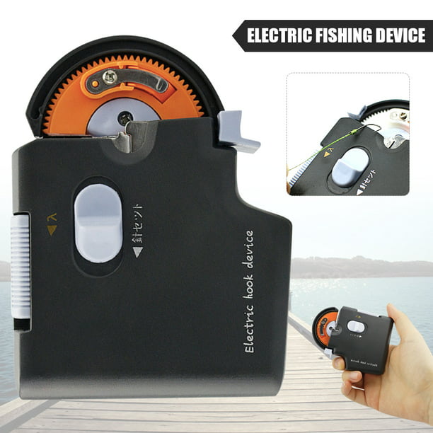 Protable Automatic Machine Fishing Hook Tier Electric Hook Tying Device Gray